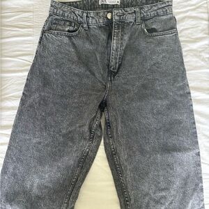 Zara Black High Rise Jeans Modern Fit